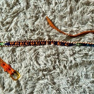 Vintage old school beaded souvenir belt, Vancouver BC, small